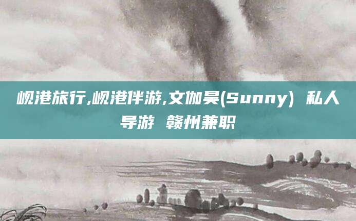 莱州岘港旅行,岘港伴游,文伽昊(Sunny) 私人导游 赣州兼职